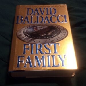 David Baldacci 'First Family' Hardcover Book - Gold and Blue